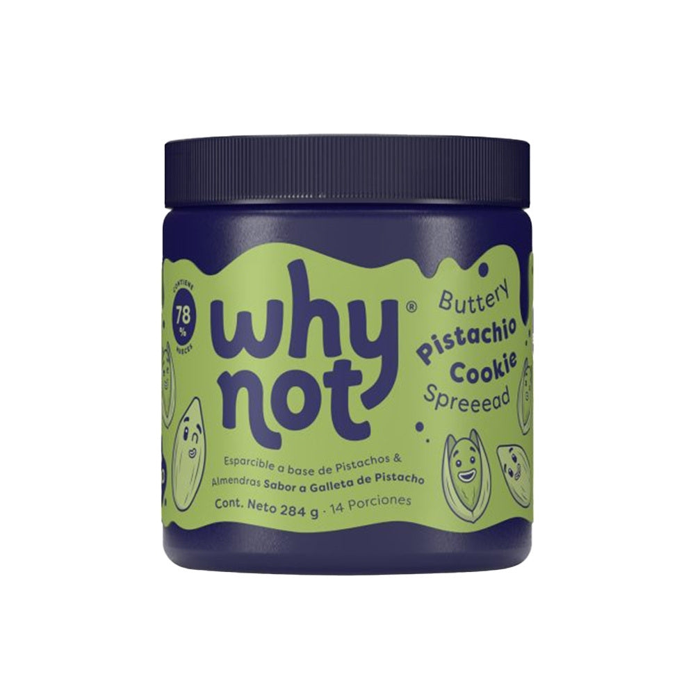 WHY NOT ESPARCIBLE CREMA PISTACHOS & ALMENDRAS POTE 284 G