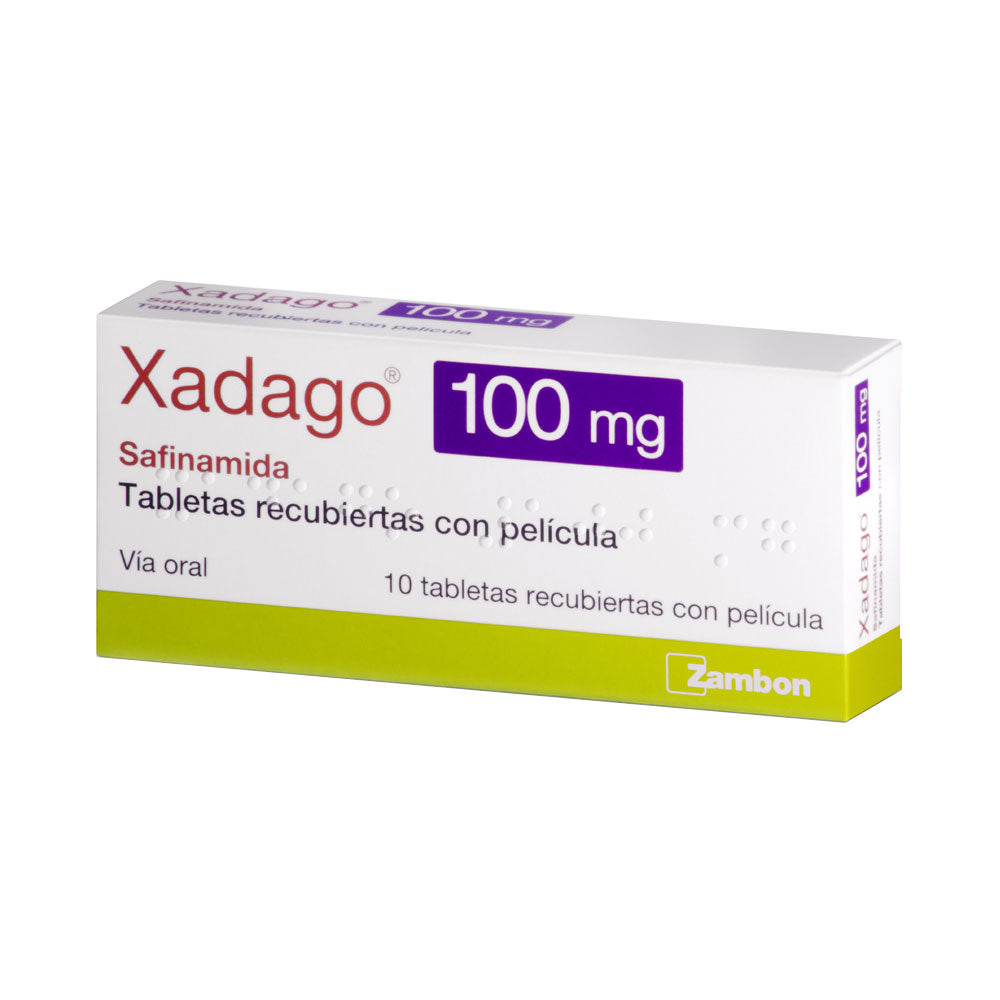 XADAGO (RG) TABLETAS 100 MG CAJA X 10 UNDS