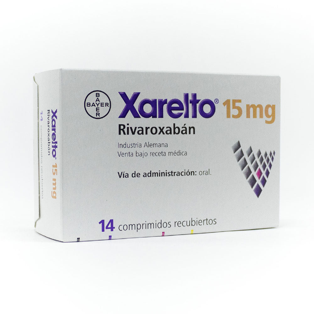 XARELTO (RG) COMPRIMIDOS 15 MG CAJA X 14 UNDS