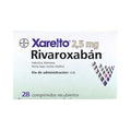 XARELTO TABLETAS 2.5 MG CAJA X 28 UNDS