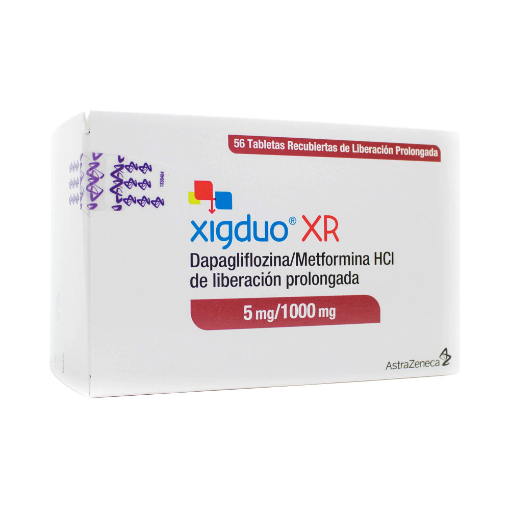 XIGDUO XR TABLETAS 5/1000 MG CAJA X 56 UNDS