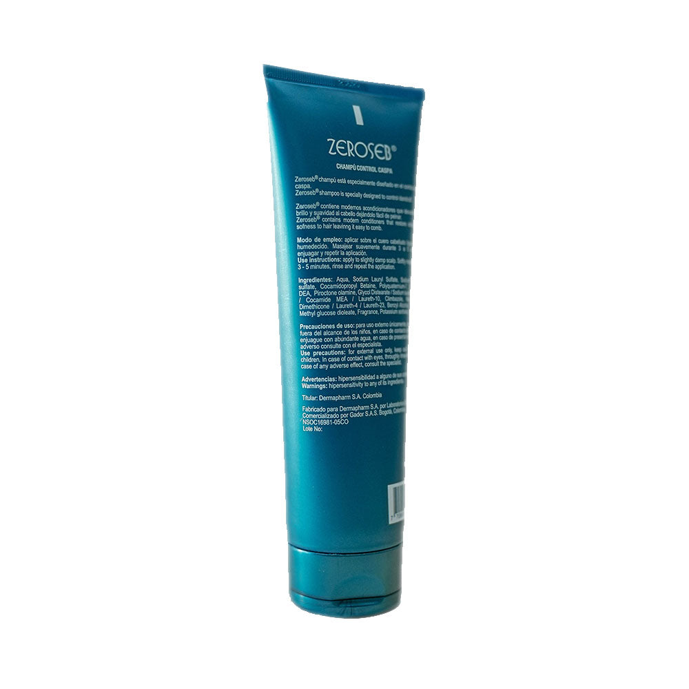 ZEROSEB CHAMPU TUBO 240 ML
