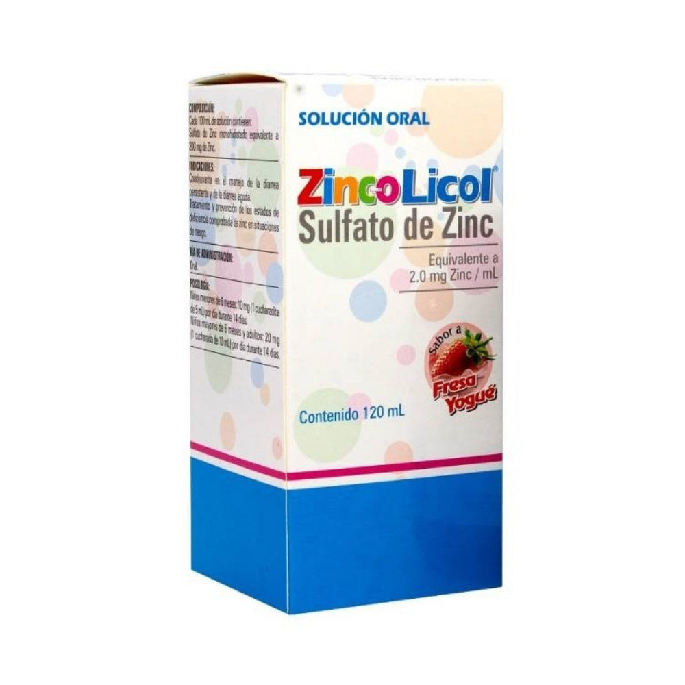 ZINCO SOLUCION FRASCO 120 ML