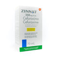 ZINNAT PEDIATRICO SUSPENSION 250 MG CAJA 70 ML