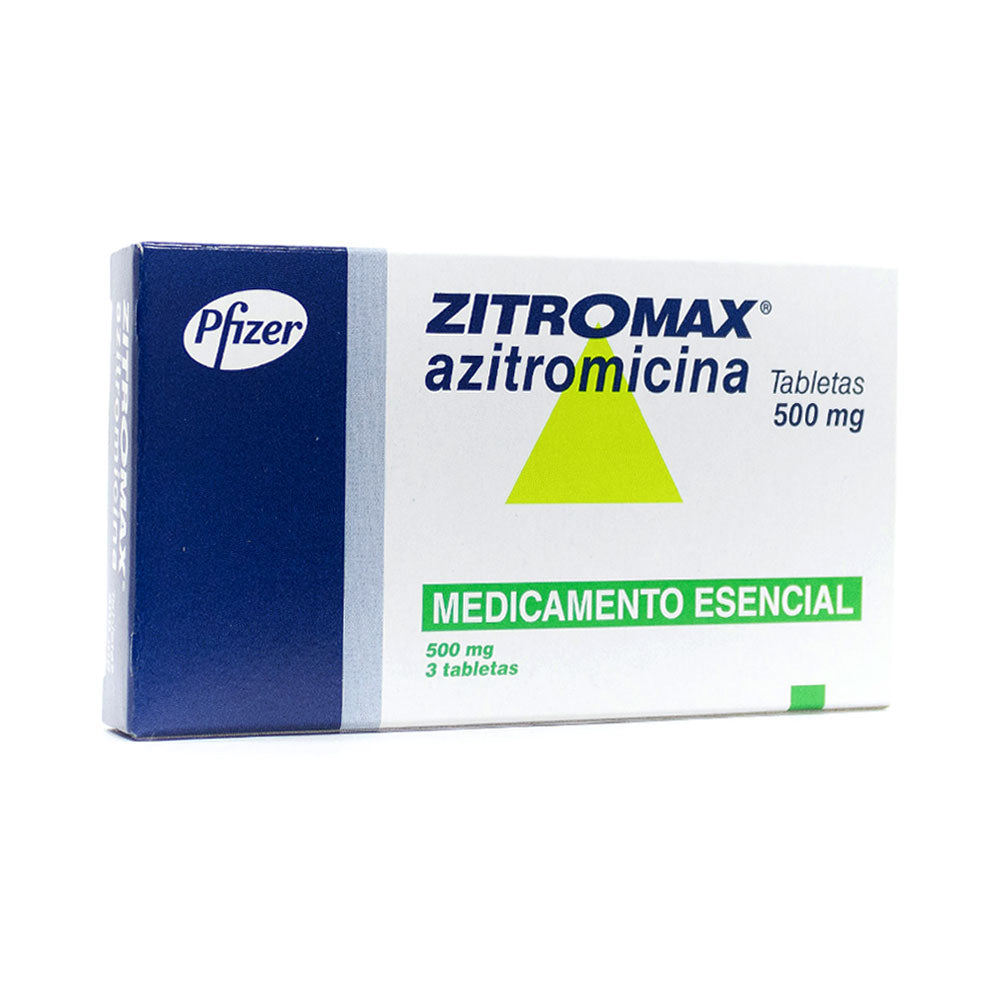 ZITROMAX TABLETAS RECUBIERTAS 500 MG CAJA X 3 UND