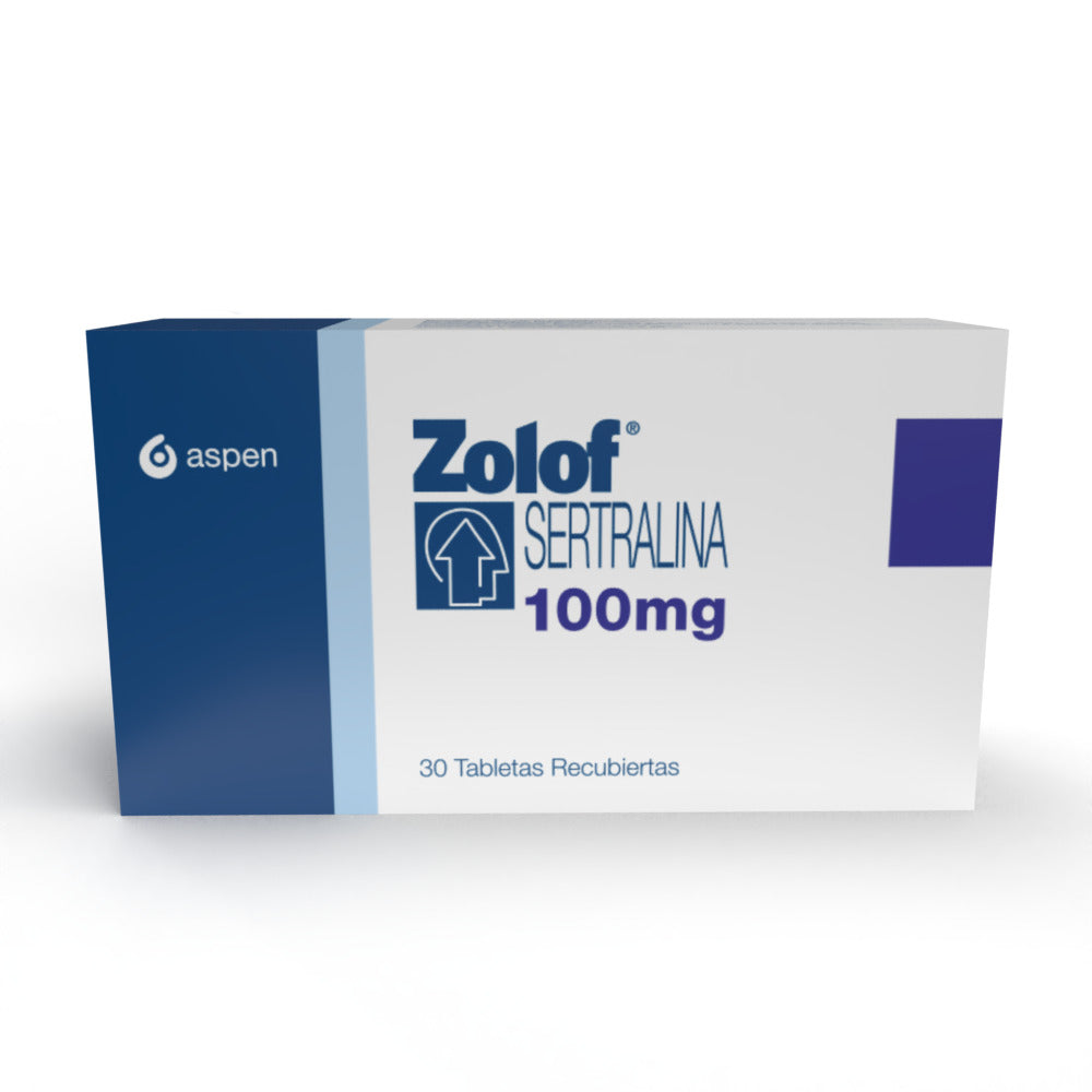 ZOLOF TABLETAS 100 MG CAJA X 30 UNDS